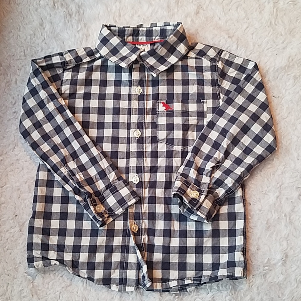 Carters checkered button down